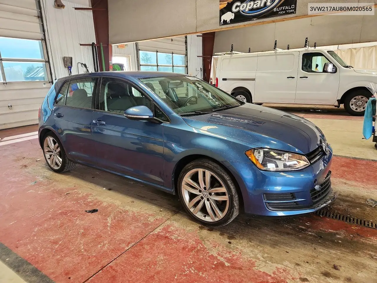 2016 Volkswagen Golf S/Se VIN: 3VW217AU8GM020565 Lot: 58264256