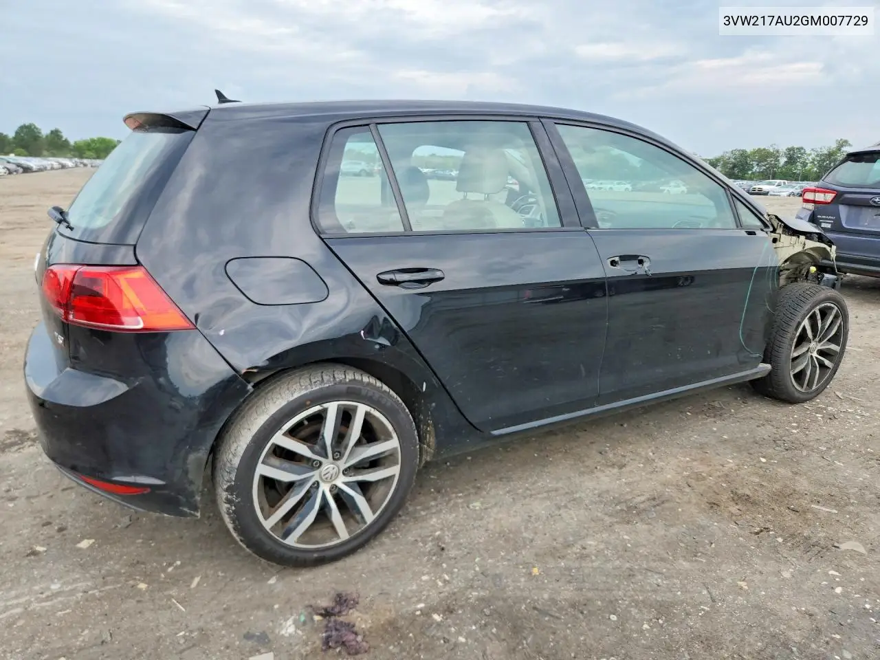 2016 Volkswagen Golf Tdi S/Tdi Se/Tdi Sel VIN: 3VW217AU2GM007729 Lot: 59688436