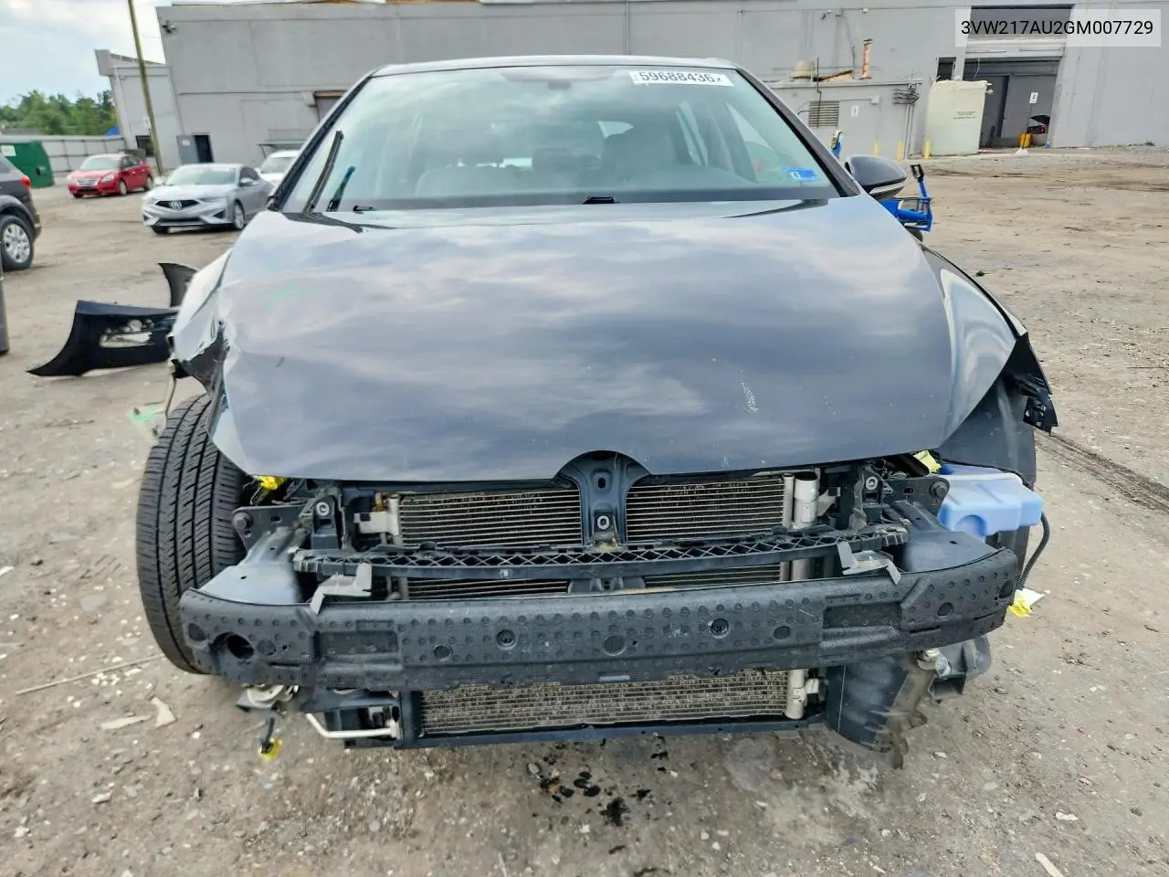 2016 Volkswagen Golf Tdi S/Tdi Se/Tdi Sel VIN: 3VW217AU2GM007729 Lot: 59688436