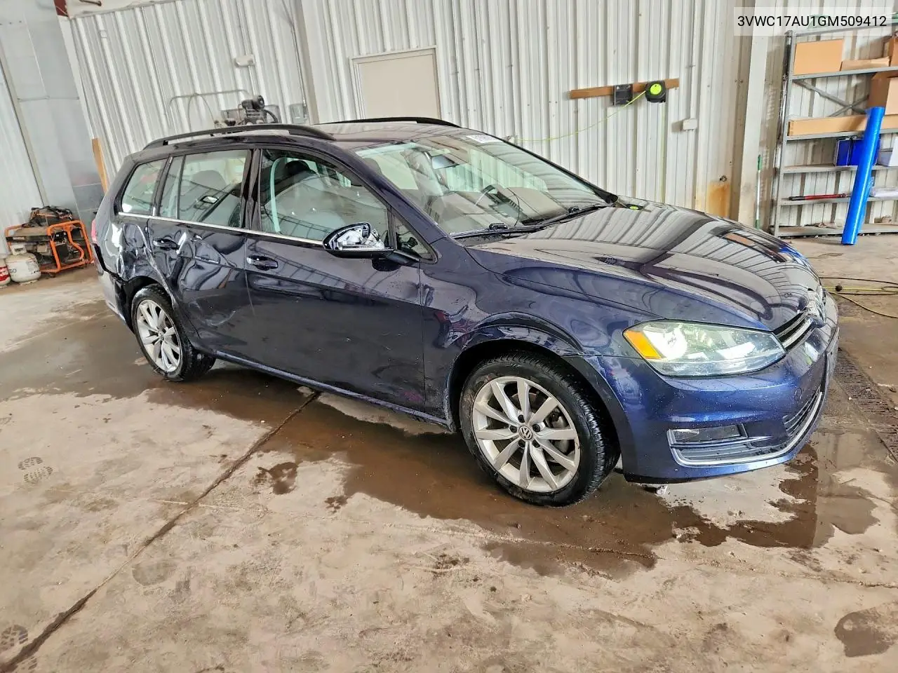 2016 Volkswagen Golf Sportwagen S VIN: 3VWC17AU1GM509412 Lot: 61696976
