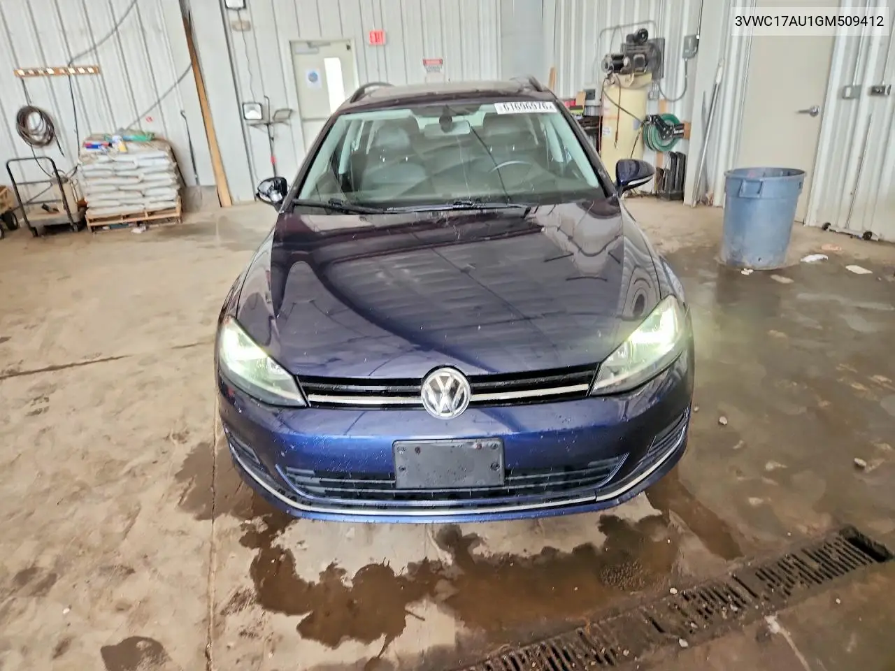 2016 Volkswagen Golf Sportwagen S VIN: 3VWC17AU1GM509412 Lot: 61696976