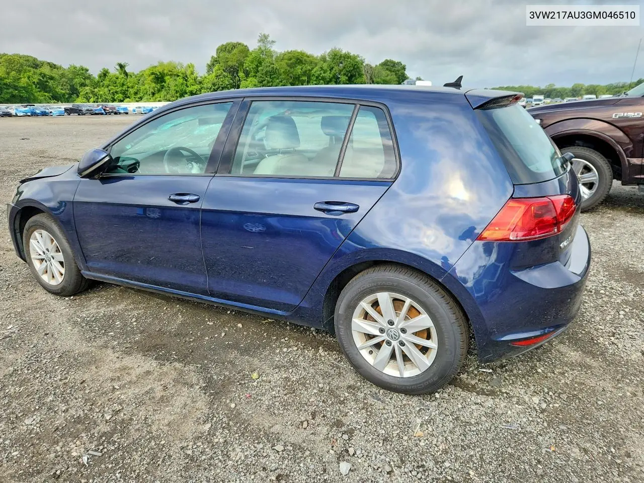 2016 Volkswagen Golf S/Se/Sel VIN: 3VW217AU3GM046510 Lot: 62168366