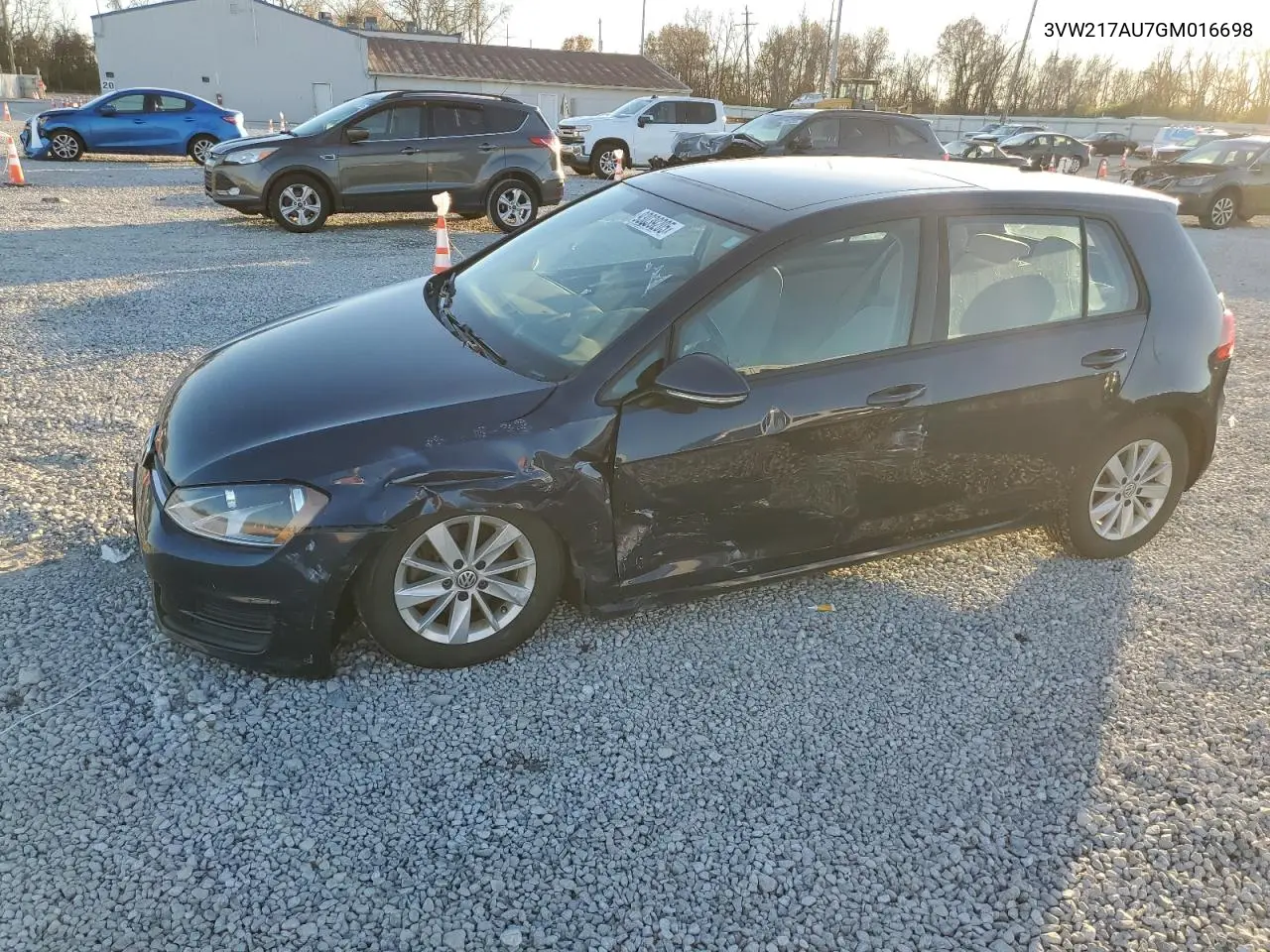 3VW217AU7GM016698 2016 Volkswagen Golf S/Se