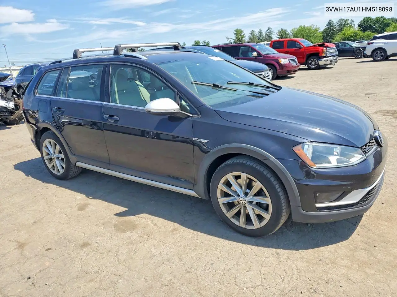 2017 Volkswagen Golf Alltrack S VIN: 3VWH17AU1HM518098 Lot: 56703276