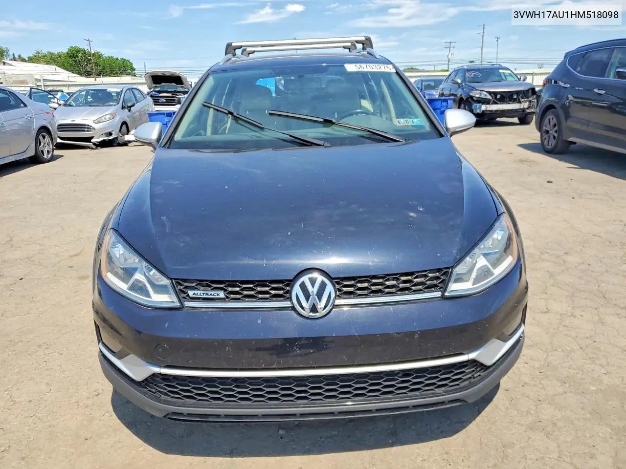 2017 Volkswagen Golf Alltrack S VIN: 3VWH17AU1HM518098 Lot: 56703276