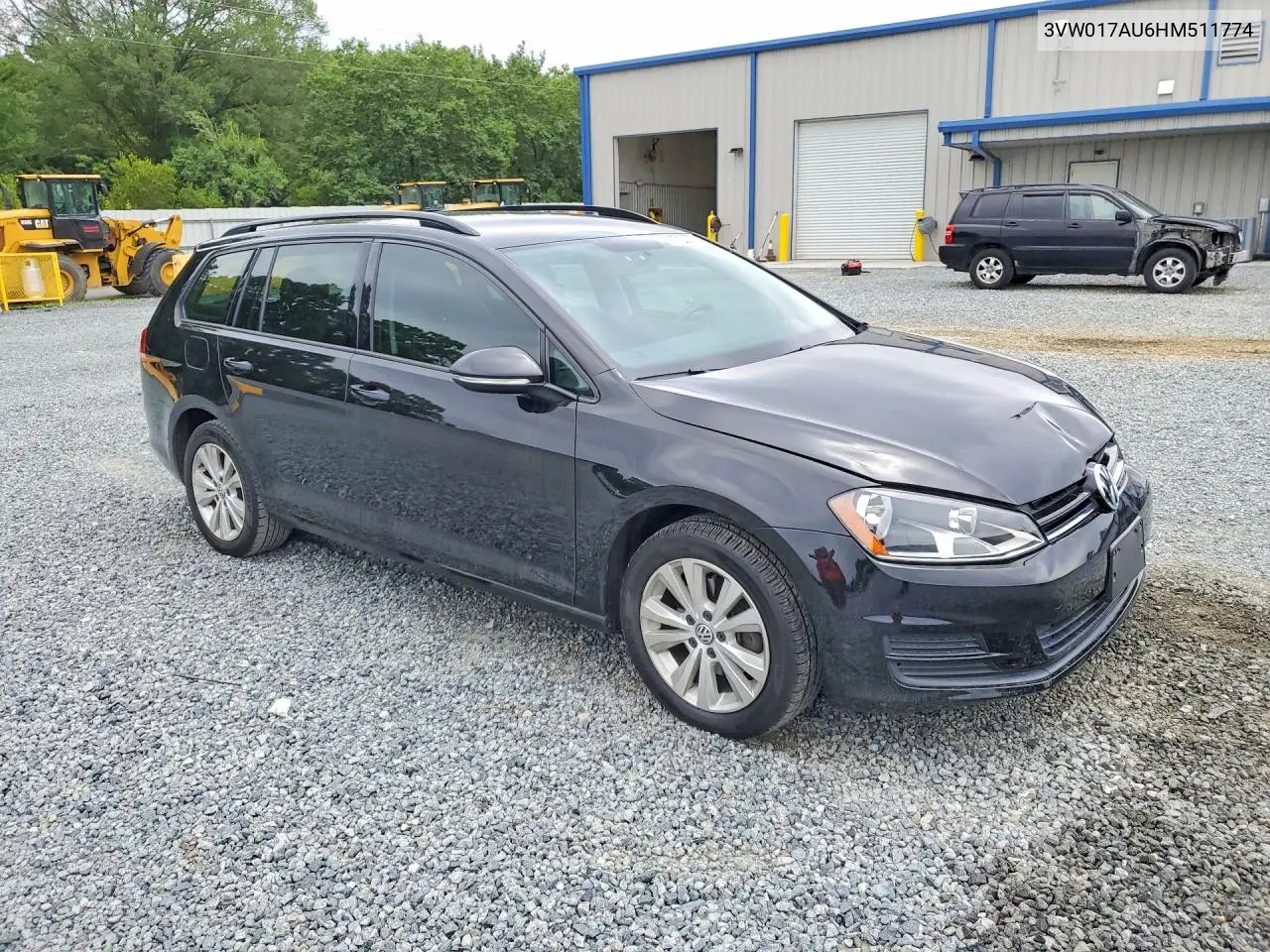 2017 Volkswagen Golf Sportwagen S VIN: 3VW017AU6HM511774 Lot: 56792026