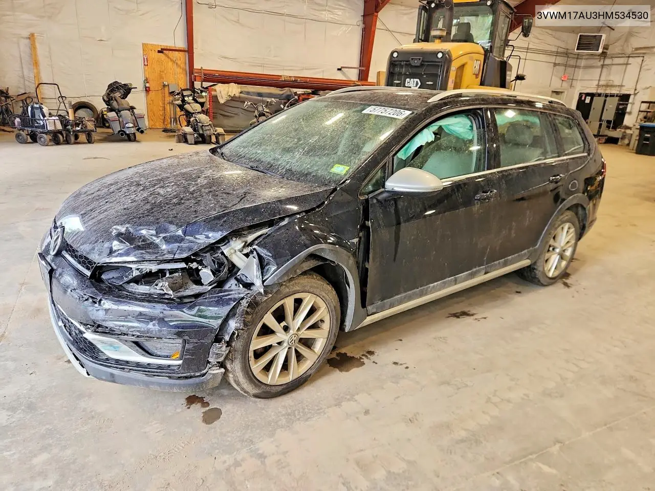 2017 Volkswagen Golf Alltrack S VIN: 3VWM17AU3HM534530 Lot: 57757206