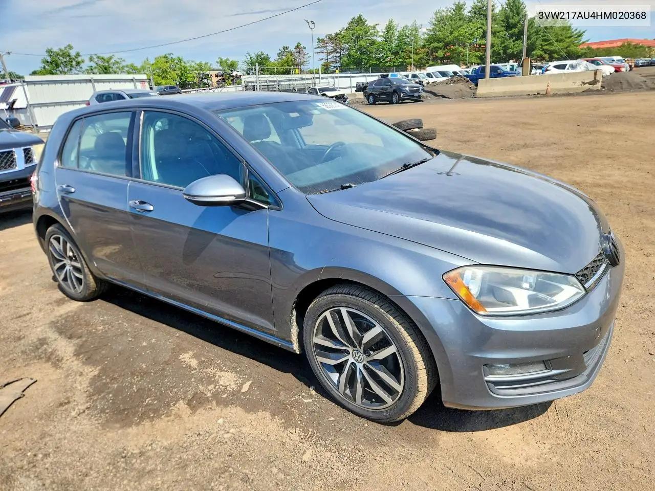 2017 Volkswagen Golf S VIN: 3VW217AU4HM020368 Lot: 58566746