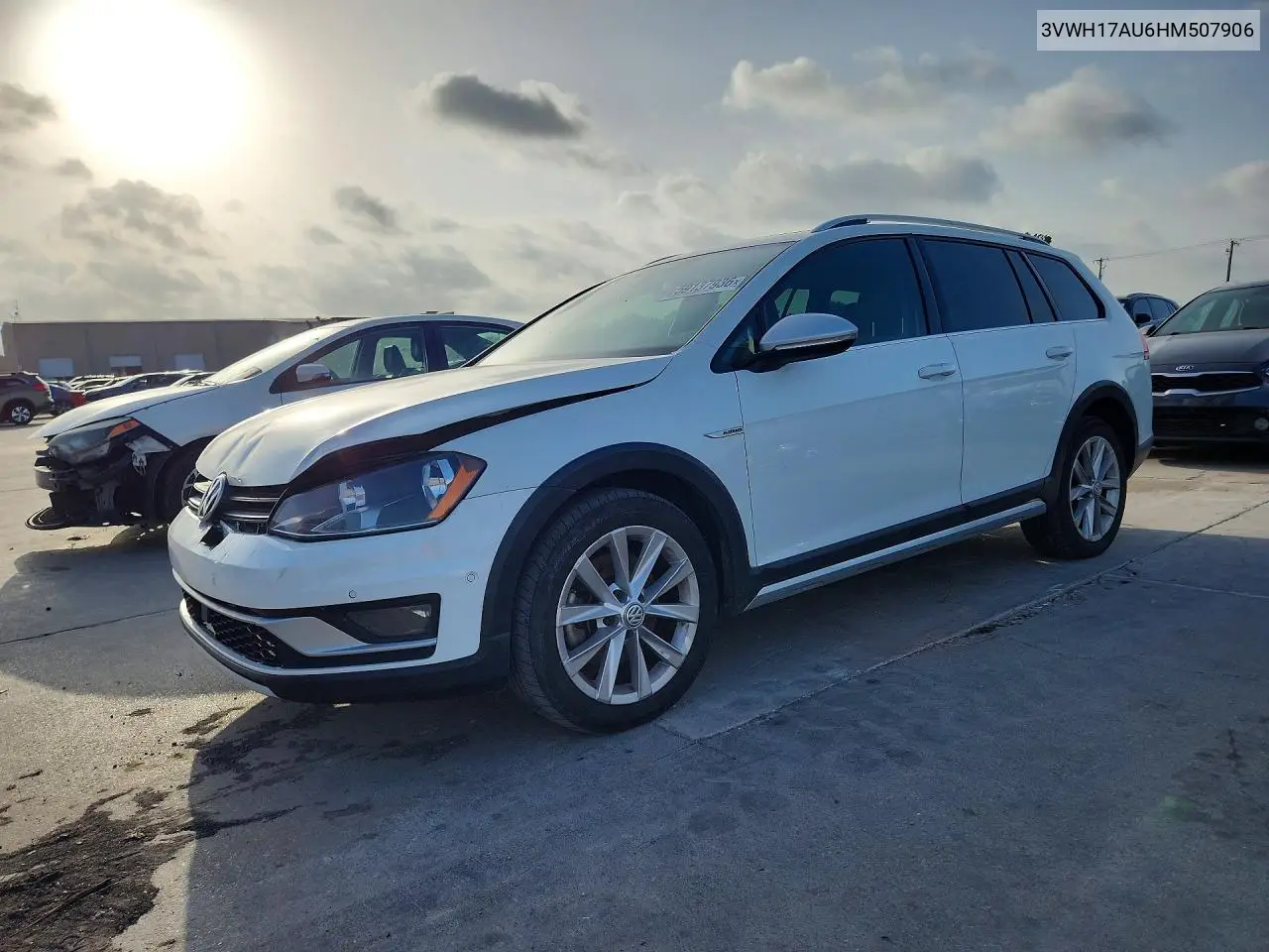 2017 Volkswagen Golf Alltrack S VIN: 3VWH17AU6HM507906 Lot: 59137936