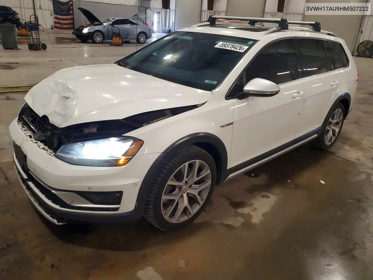 2017 Volkswagen Golf Alltrack S VIN: 3VWH17AU9HM507222 Lot: 59378426