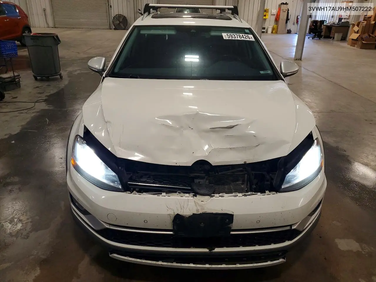 2017 Volkswagen Golf Alltrack S VIN: 3VWH17AU9HM507222 Lot: 59378426