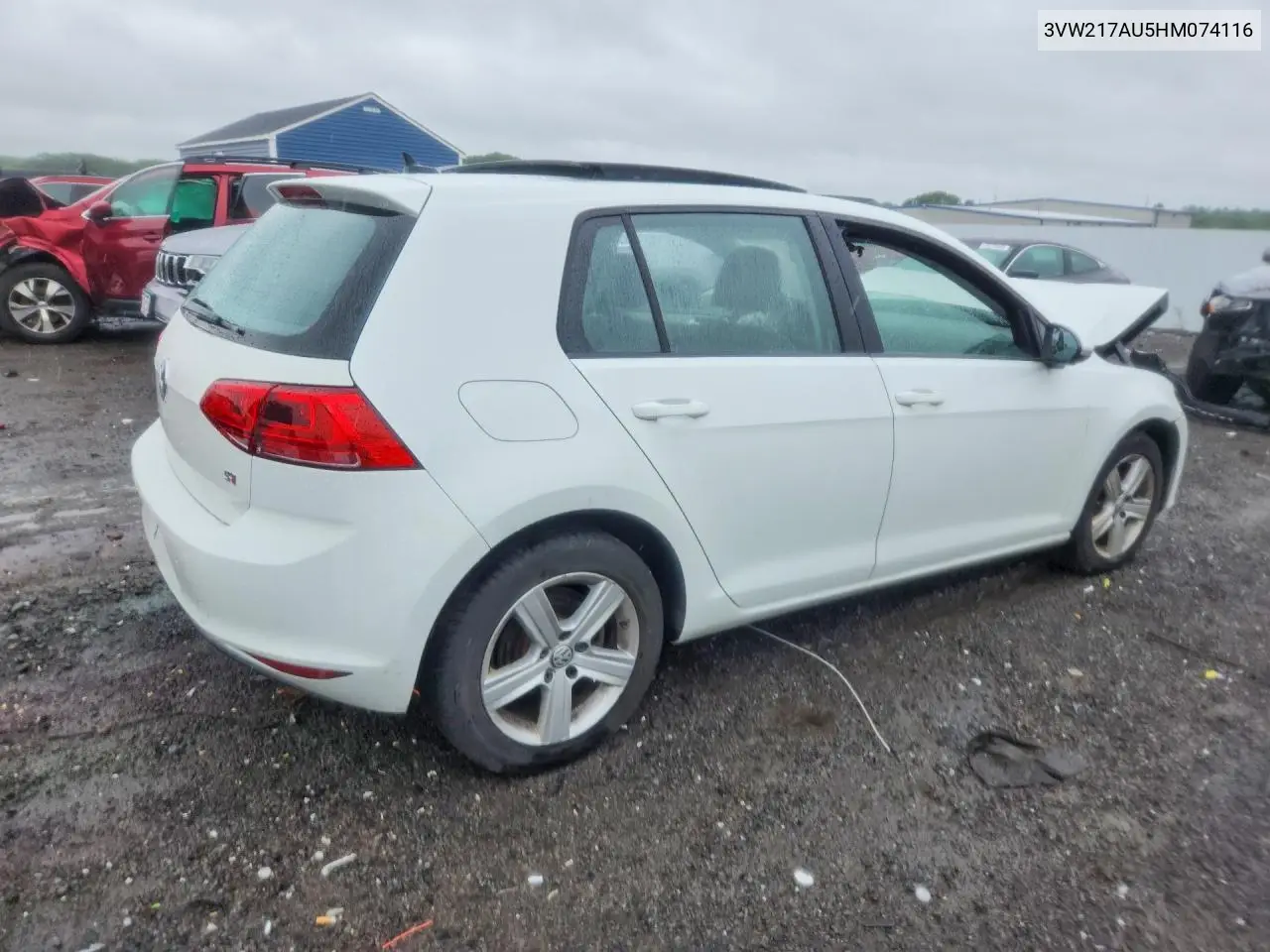 2017 Volkswagen Golf S VIN: 3VW217AU5HM074116 Lot: 59824976