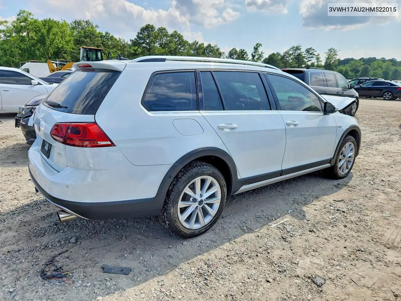 2017 Volkswagen Golf Alltrack S VIN: 3VWH17AU2HM522015 Lot: 60020376