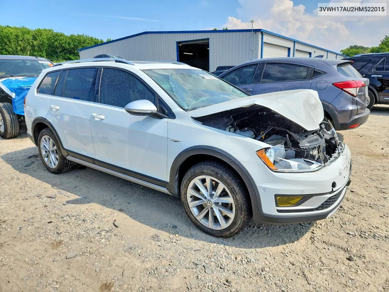 2017 Volkswagen Golf Alltrack S VIN: 3VWH17AU2HM522015 Lot: 60020376