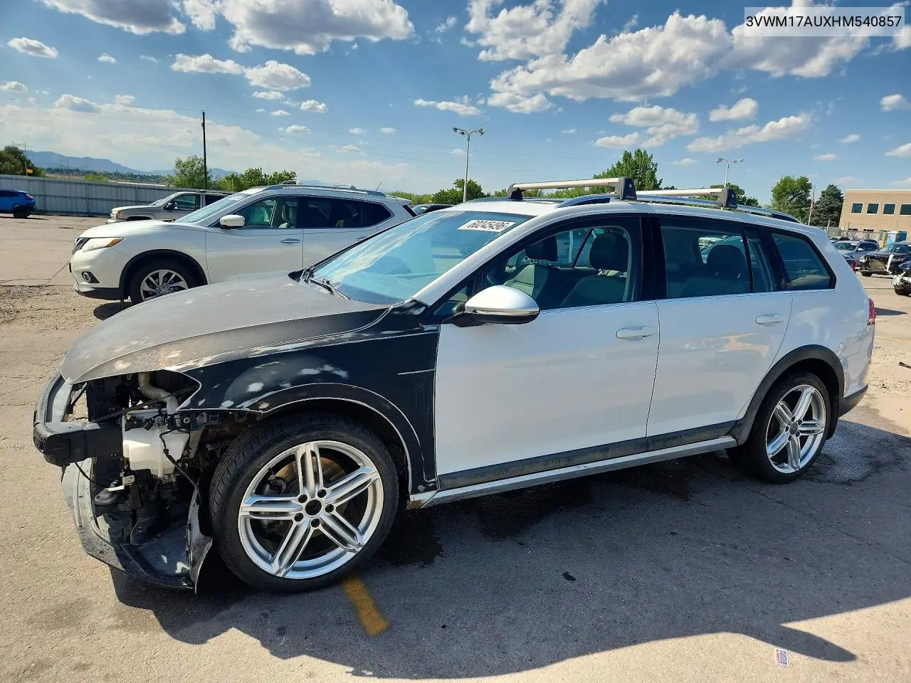 2017 Volkswagen Golf Alltrack S/Se VIN: 3VWM17AUXHM540857 Lot: 60245496