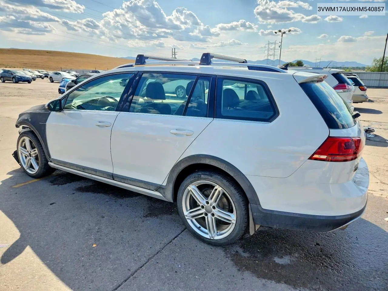 2017 Volkswagen Golf Alltrack S/Se VIN: 3VWM17AUXHM540857 Lot: 60245496