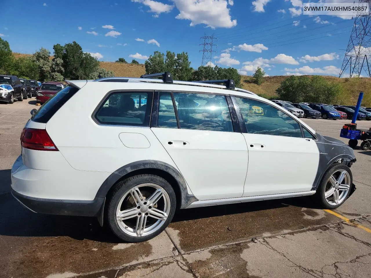 2017 Volkswagen Golf Alltrack S/Se VIN: 3VWM17AUXHM540857 Lot: 60245496