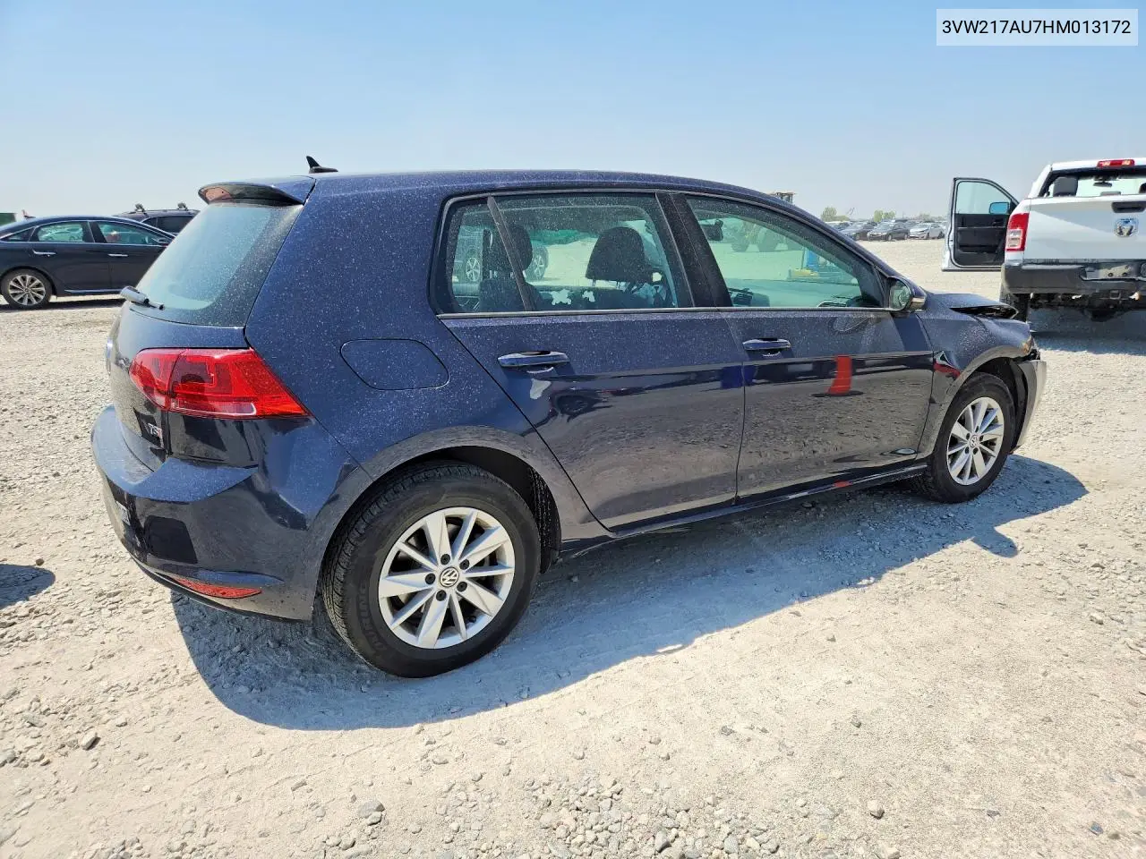 2017 Volkswagen Golf S VIN: 3VW217AU7HM013172 Lot: 60499586