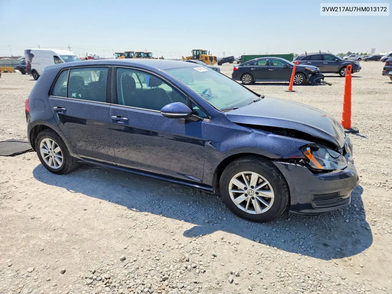 2017 Volkswagen Golf S VIN: 3VW217AU7HM013172 Lot: 60499586