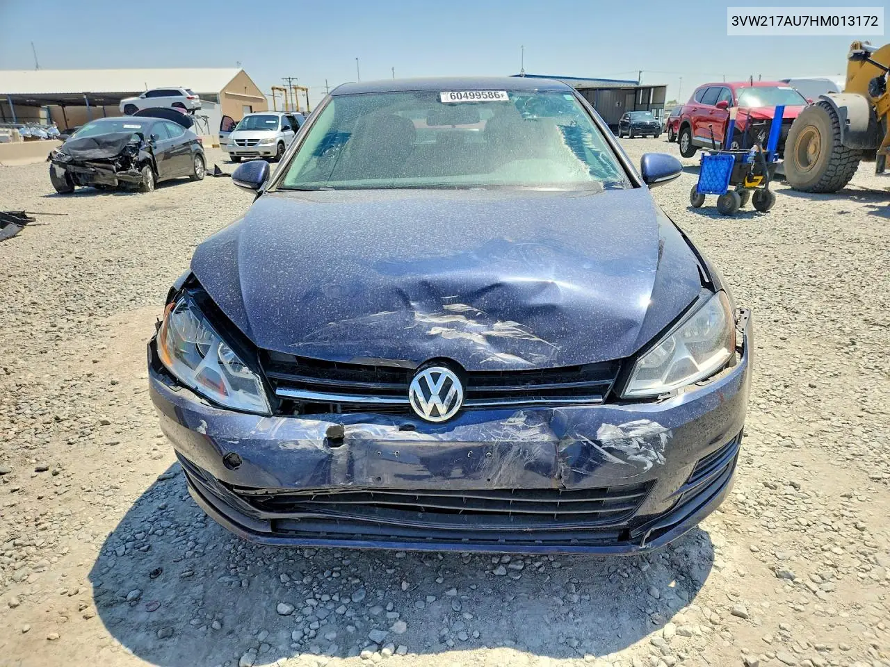 2017 Volkswagen Golf S VIN: 3VW217AU7HM013172 Lot: 60499586