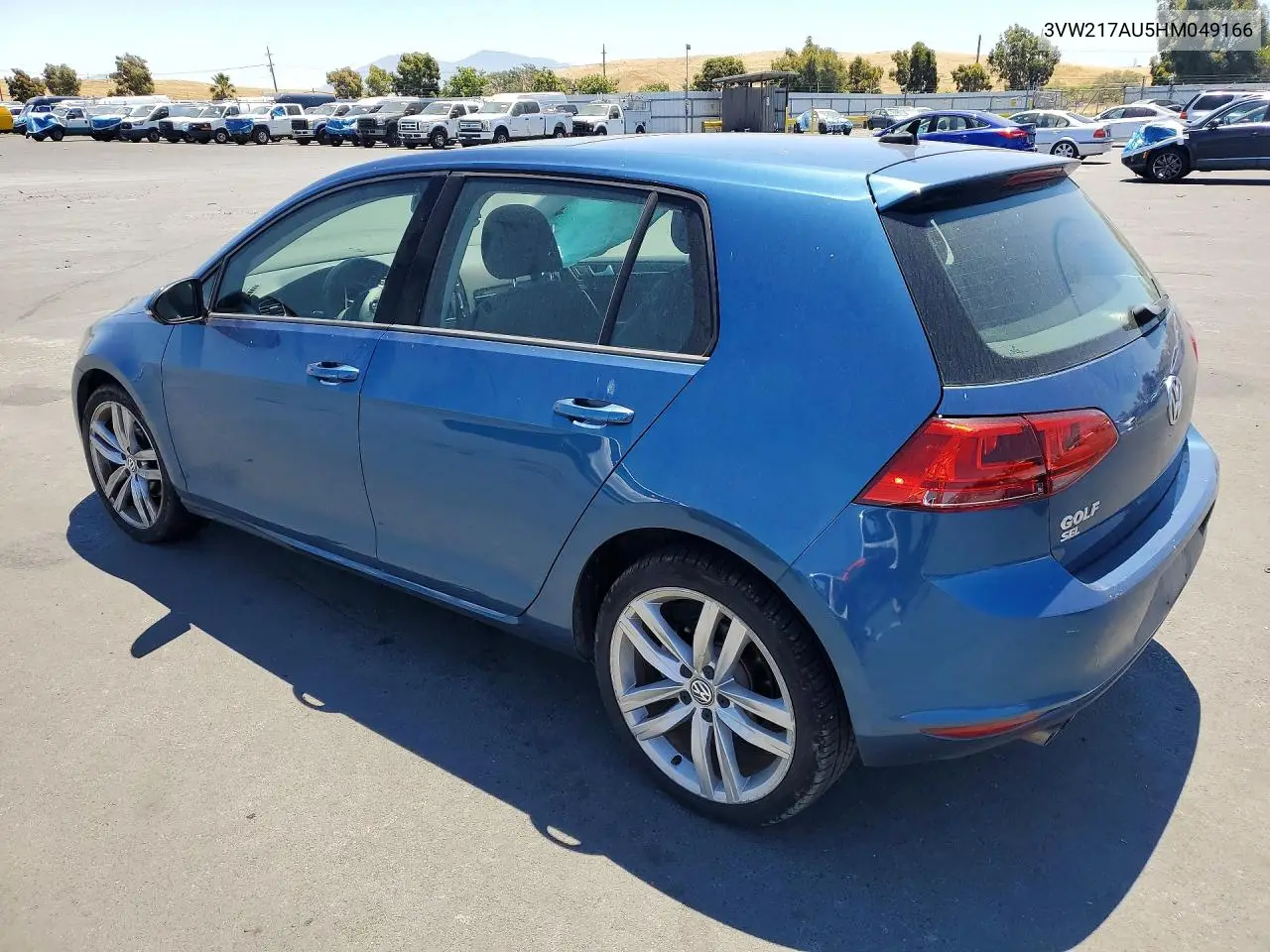 2017 Volkswagen Golf S VIN: 3VW217AU5HM049166 Lot: 60523446