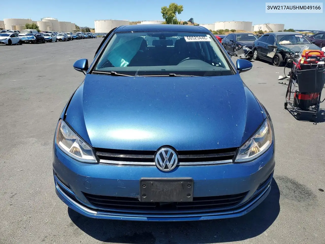 2017 Volkswagen Golf S VIN: 3VW217AU5HM049166 Lot: 60523446