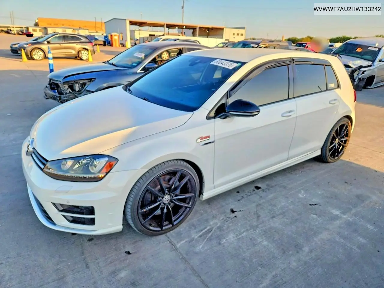 2017 Volkswagen Golf R VIN: WVWWF7AU2HW133242 Lot: 60643376
