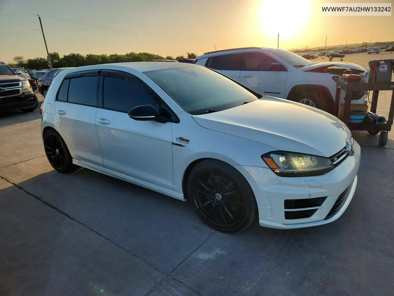 2017 Volkswagen Golf R VIN: WVWWF7AU2HW133242 Lot: 60643376