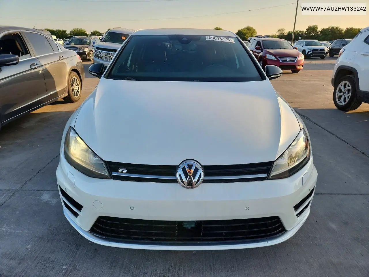 2017 Volkswagen Golf R VIN: WVWWF7AU2HW133242 Lot: 60643376