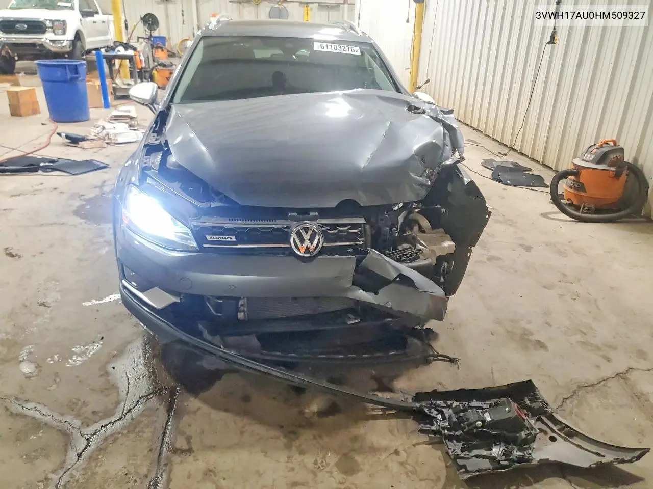 2017 Volkswagen Golf Alltrack S/Se/Sel VIN: 3VWH17AU0HM509327 Lot: 61103276