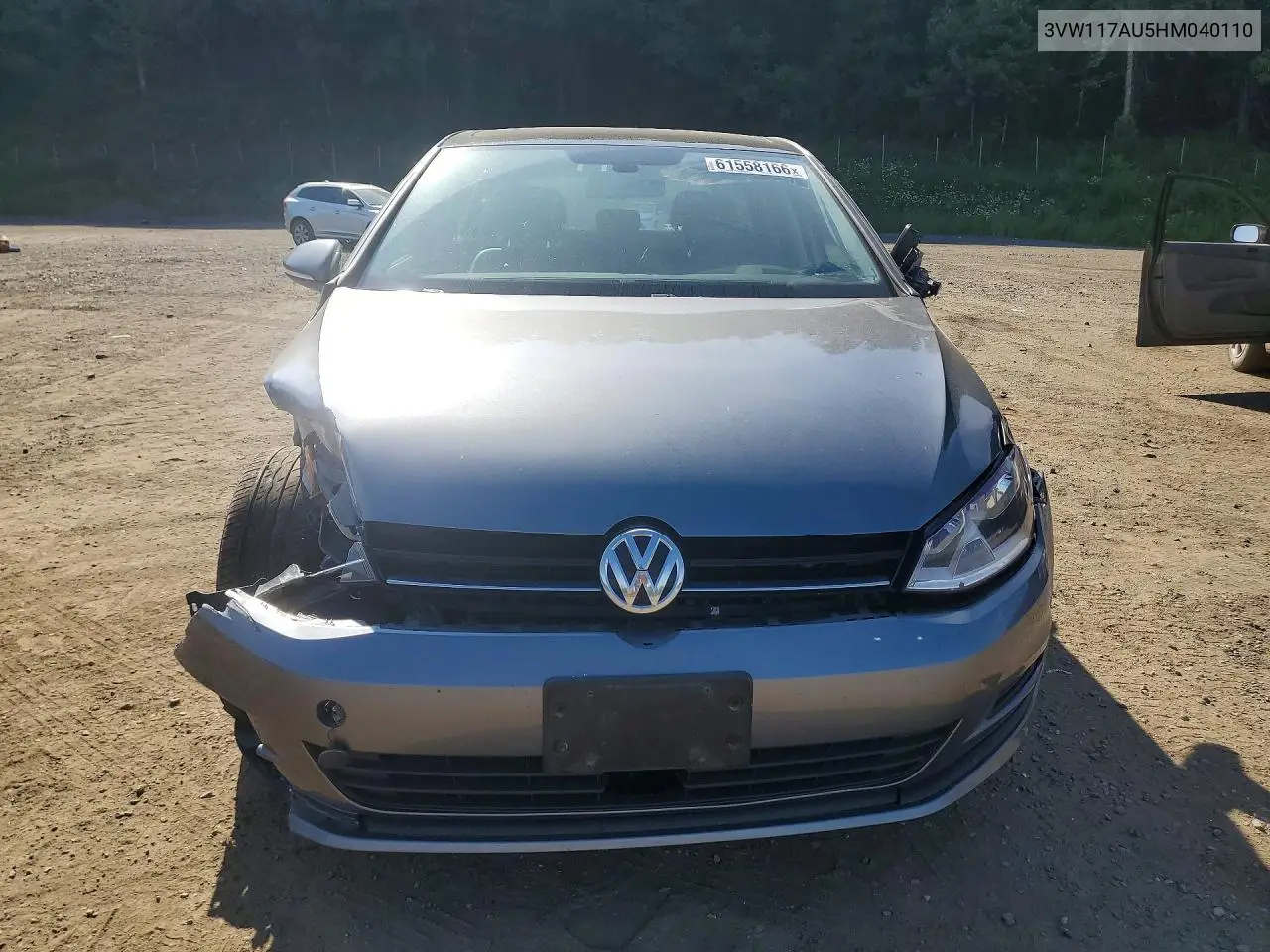 2017 Volkswagen Golf S VIN: 3VW117AU5HM040110 Lot: 61558166