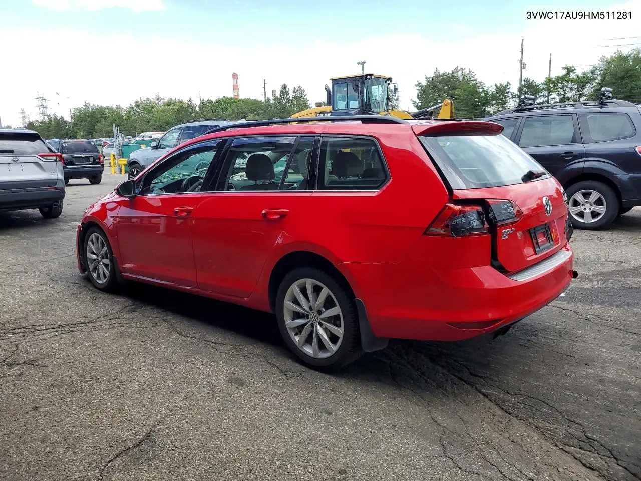 2017 Volkswagen Golf Sportwagen S VIN: 3VWC17AU9HM511281 Lot: 61644646