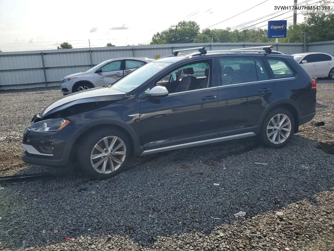 2017 Volkswagen Golf Alltrack S VIN: 3VWH17AU7HM541398 Lot: 61741416