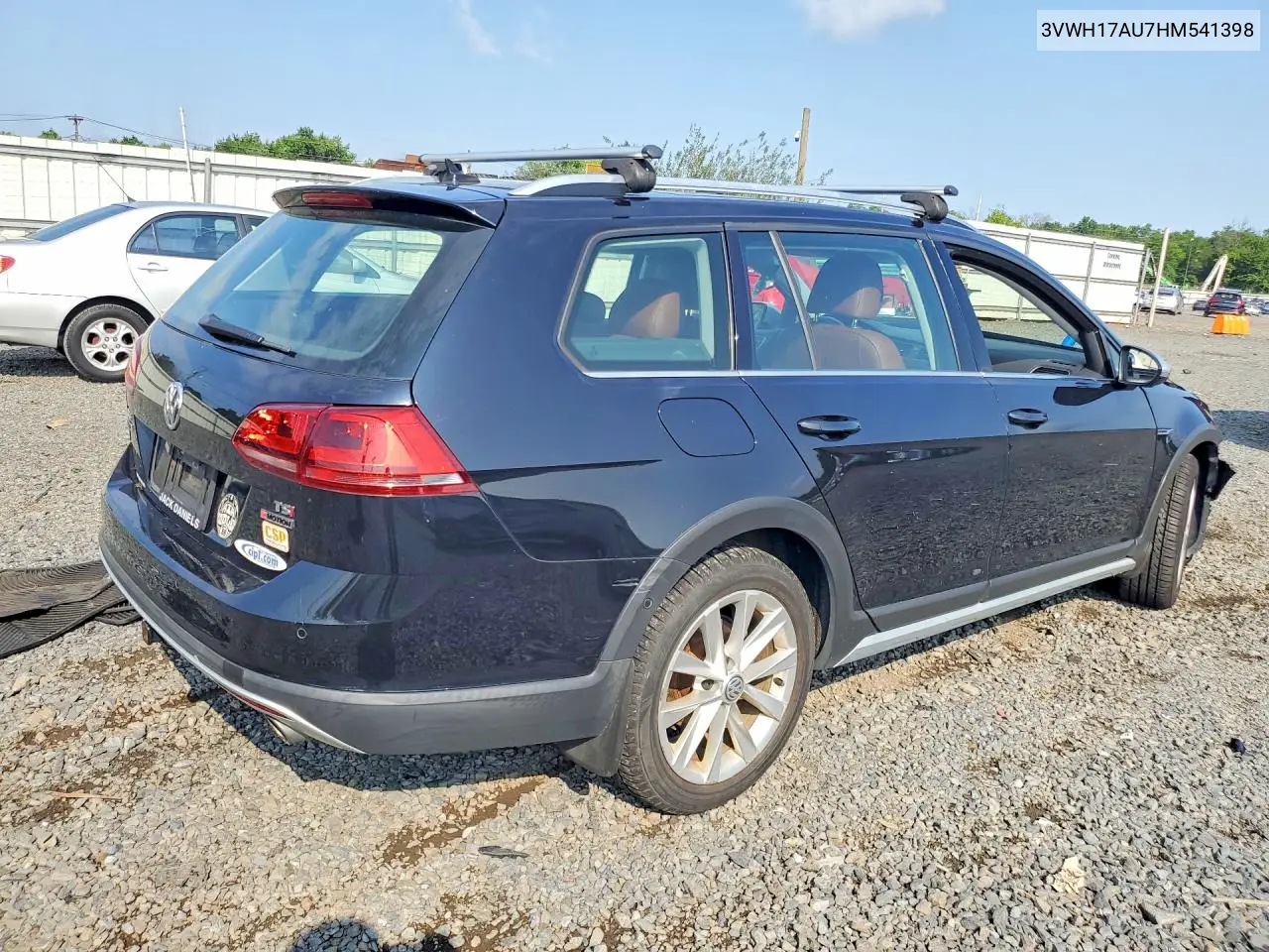 2017 Volkswagen Golf Alltrack S VIN: 3VWH17AU7HM541398 Lot: 61741416
