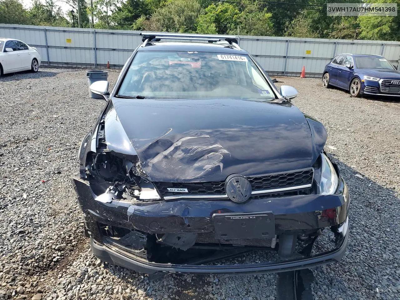 2017 Volkswagen Golf Alltrack S VIN: 3VWH17AU7HM541398 Lot: 61741416