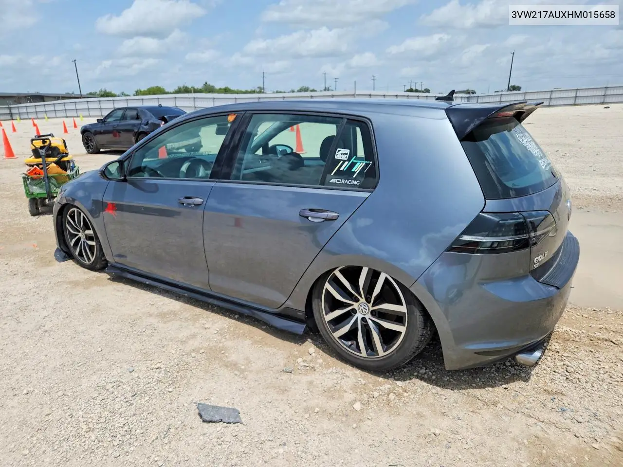 2017 Volkswagen Golf S VIN: 3VW217AUXHM015658 Lot: 61801586