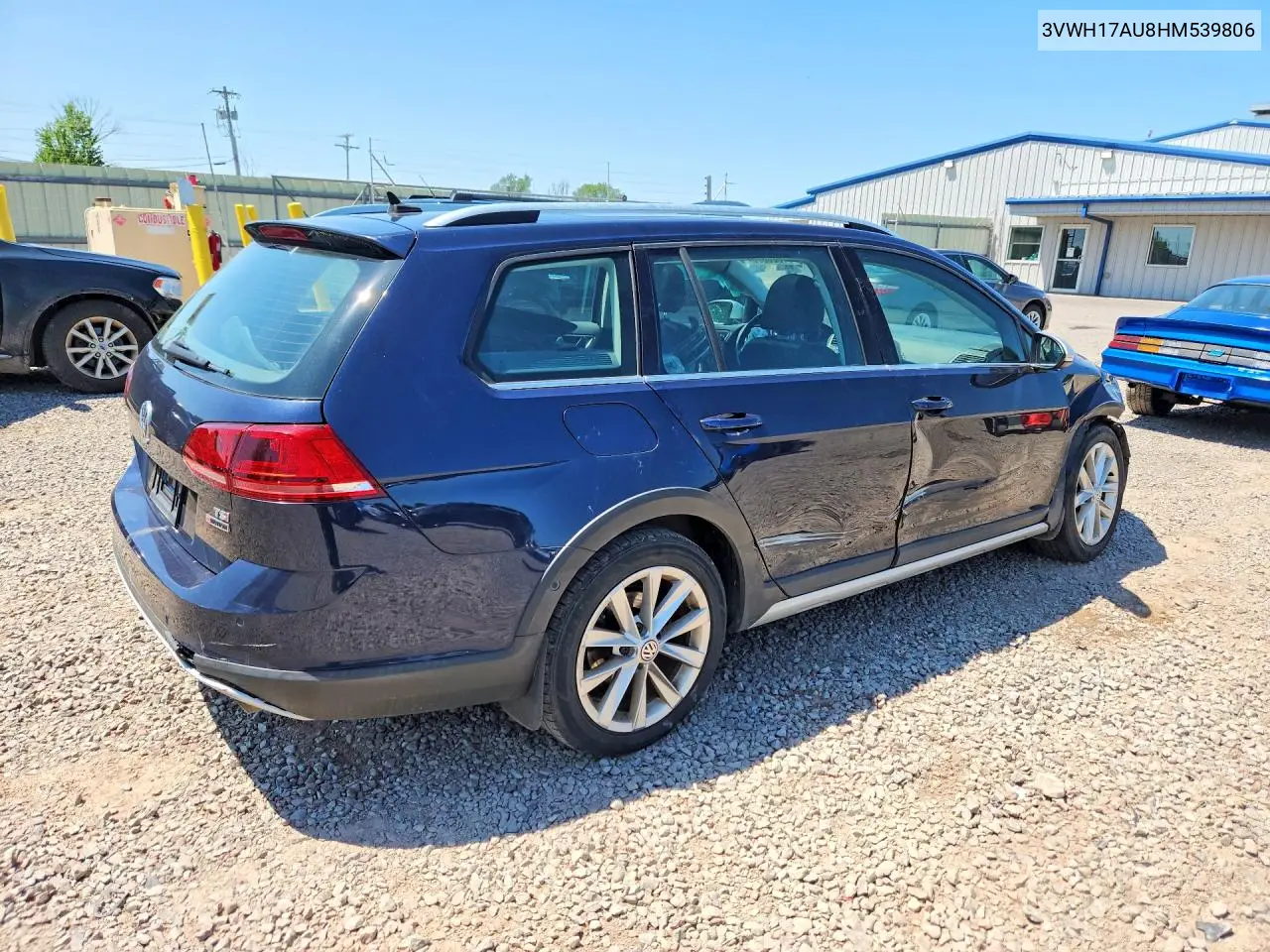 2017 Volkswagen Golf Alltrack S VIN: 3VWH17AU8HM539806 Lot: 61920676