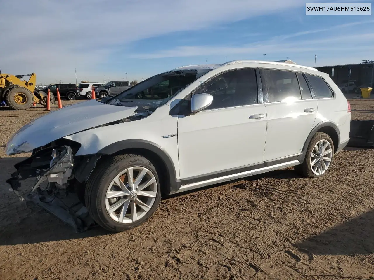 3VWH17AU6HM513625 2017 Volkswagen Golf Alltrack S