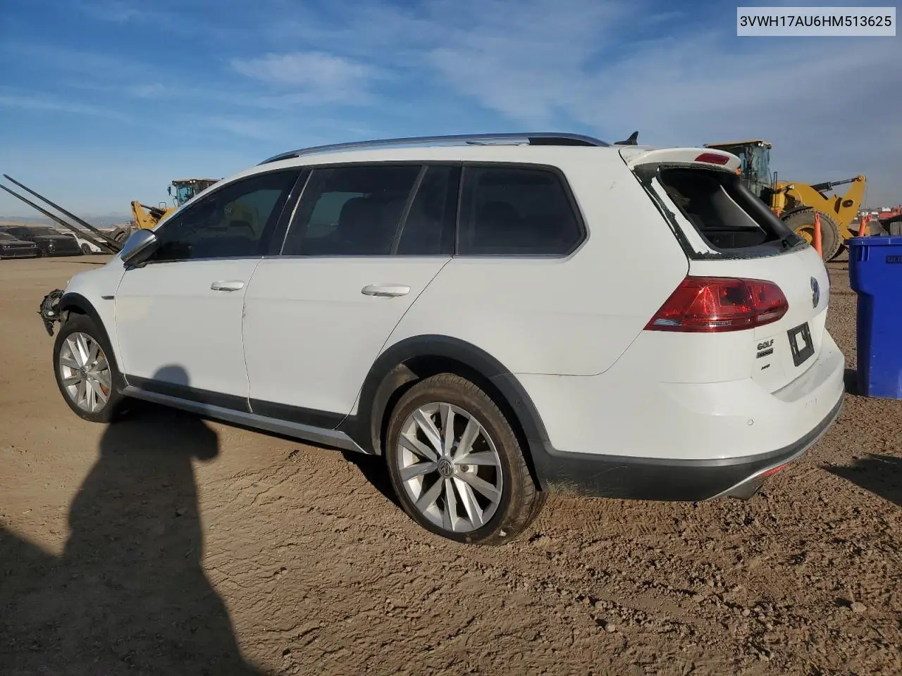 3VWH17AU6HM513625 2017 Volkswagen Golf Alltrack S
