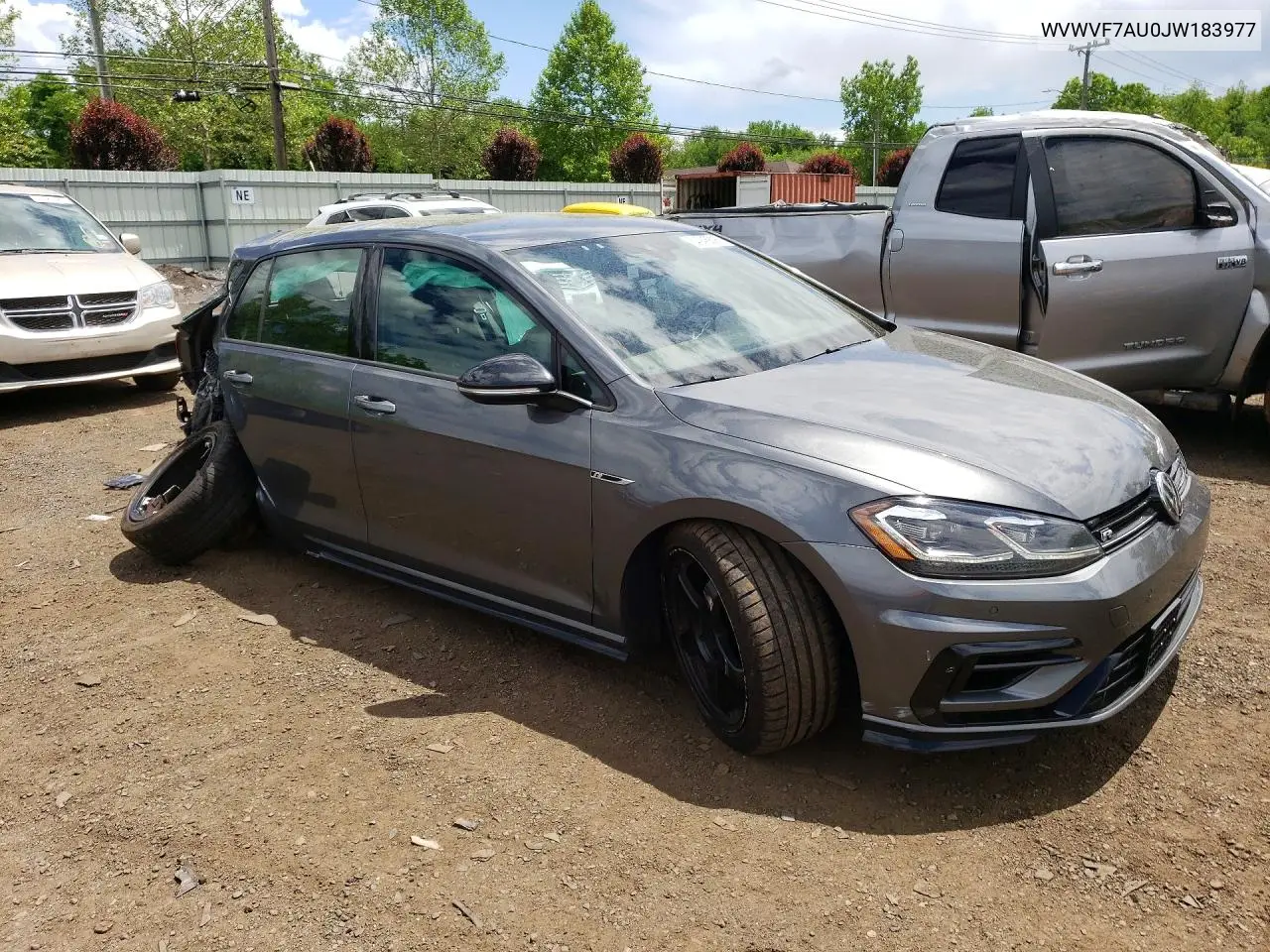 2018 Volkswagen Golf R VIN: WVWVF7AU0JW183977 Lot: 54945896