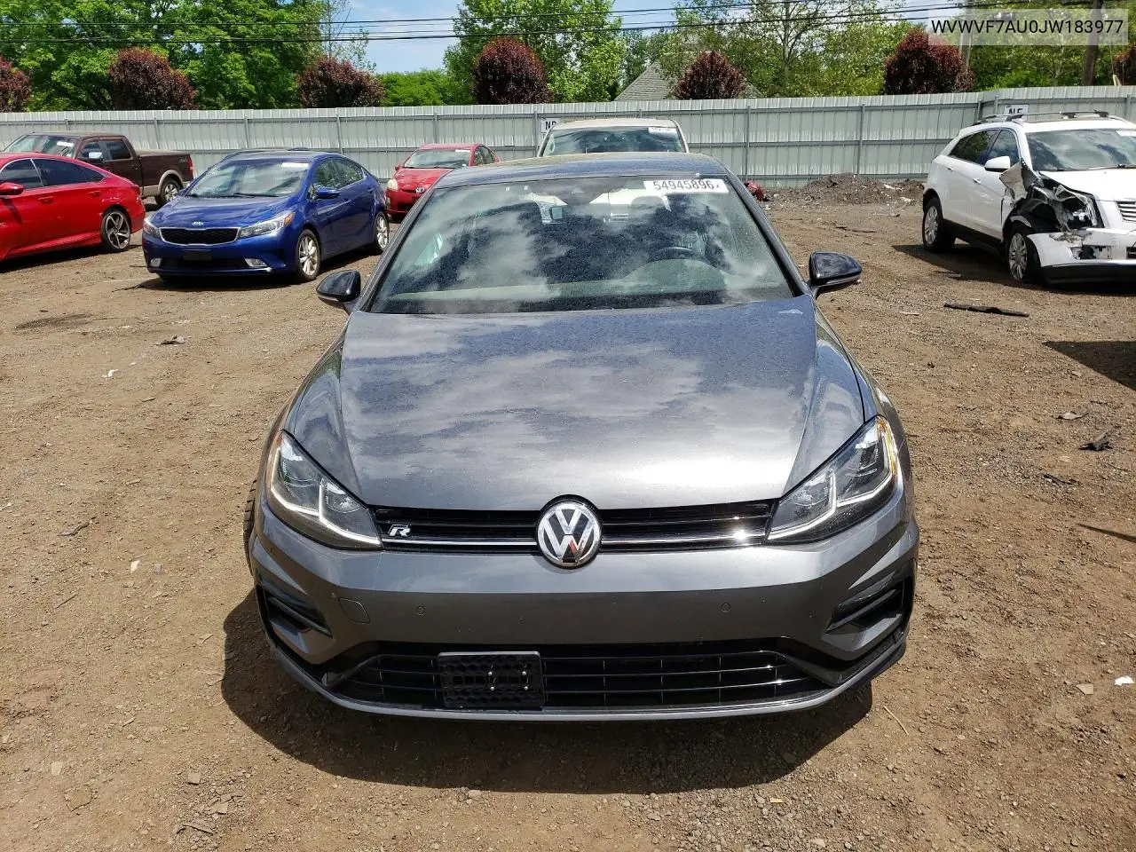 2018 Volkswagen Golf R VIN: WVWVF7AU0JW183977 Lot: 54945896