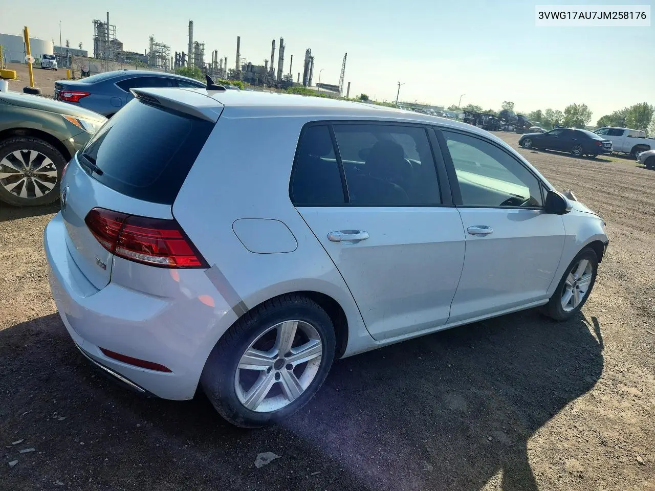 2018 Volkswagen Golf S VIN: 3VWG17AU7JM258176 Lot: 59611626