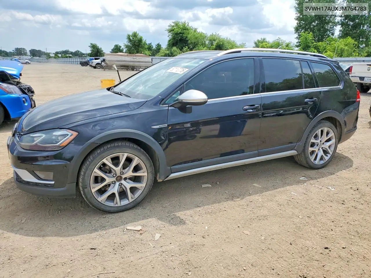 2018 Volkswagen Golf Alltrack S VIN: 3VWH17AUXJM764783 Lot: 60110776