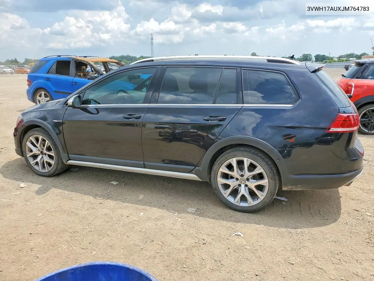 2018 Volkswagen Golf Alltrack S VIN: 3VWH17AUXJM764783 Lot: 60110776