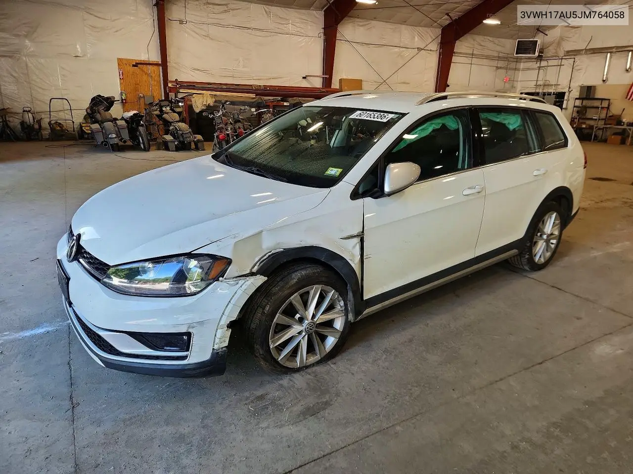 2018 Volkswagen Golf Alltrack S VIN: 3VWH17AU5JM764058 Lot: 60165386