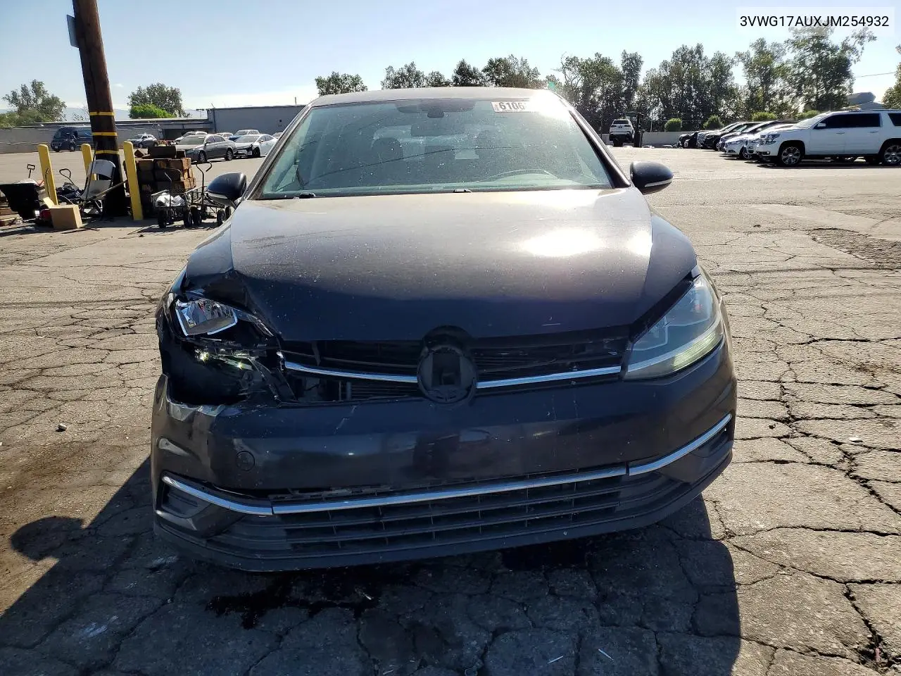 2018 Volkswagen Golf S VIN: 3VWG17AUXJM254932 Lot: 61060036