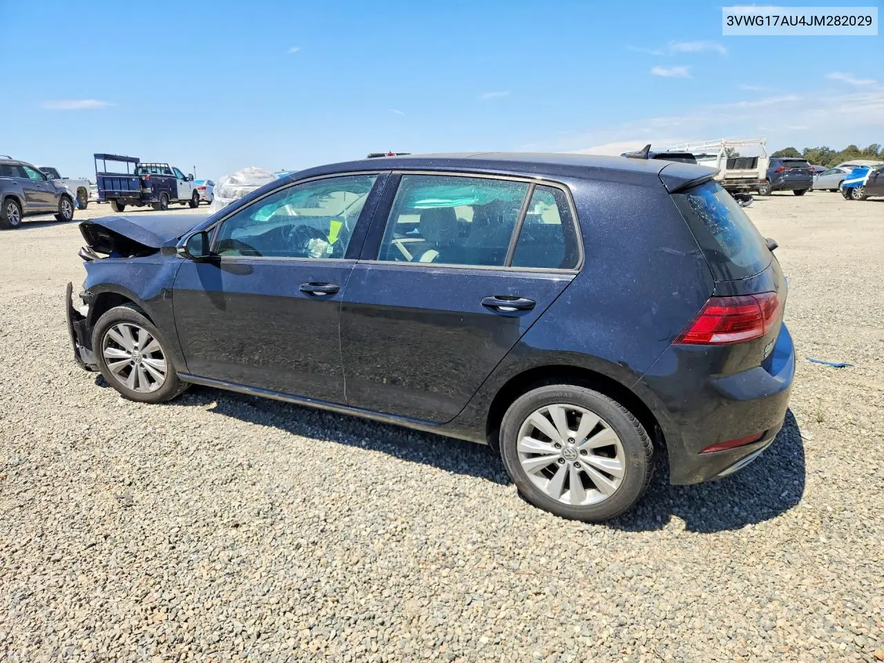2018 Volkswagen Golf S VIN: 3VWG17AU4JM282029 Lot: 61995066