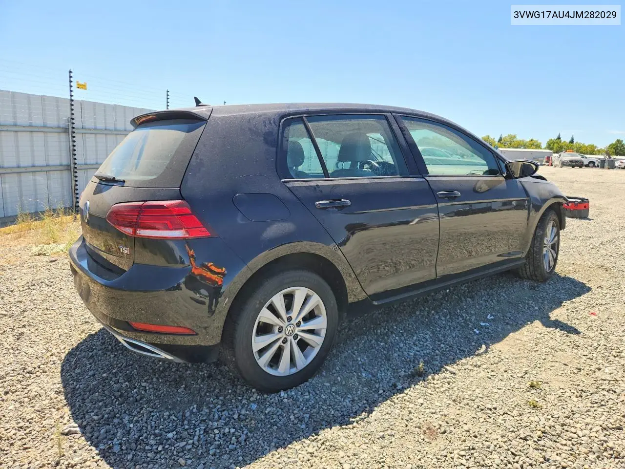 2018 Volkswagen Golf S VIN: 3VWG17AU4JM282029 Lot: 61995066