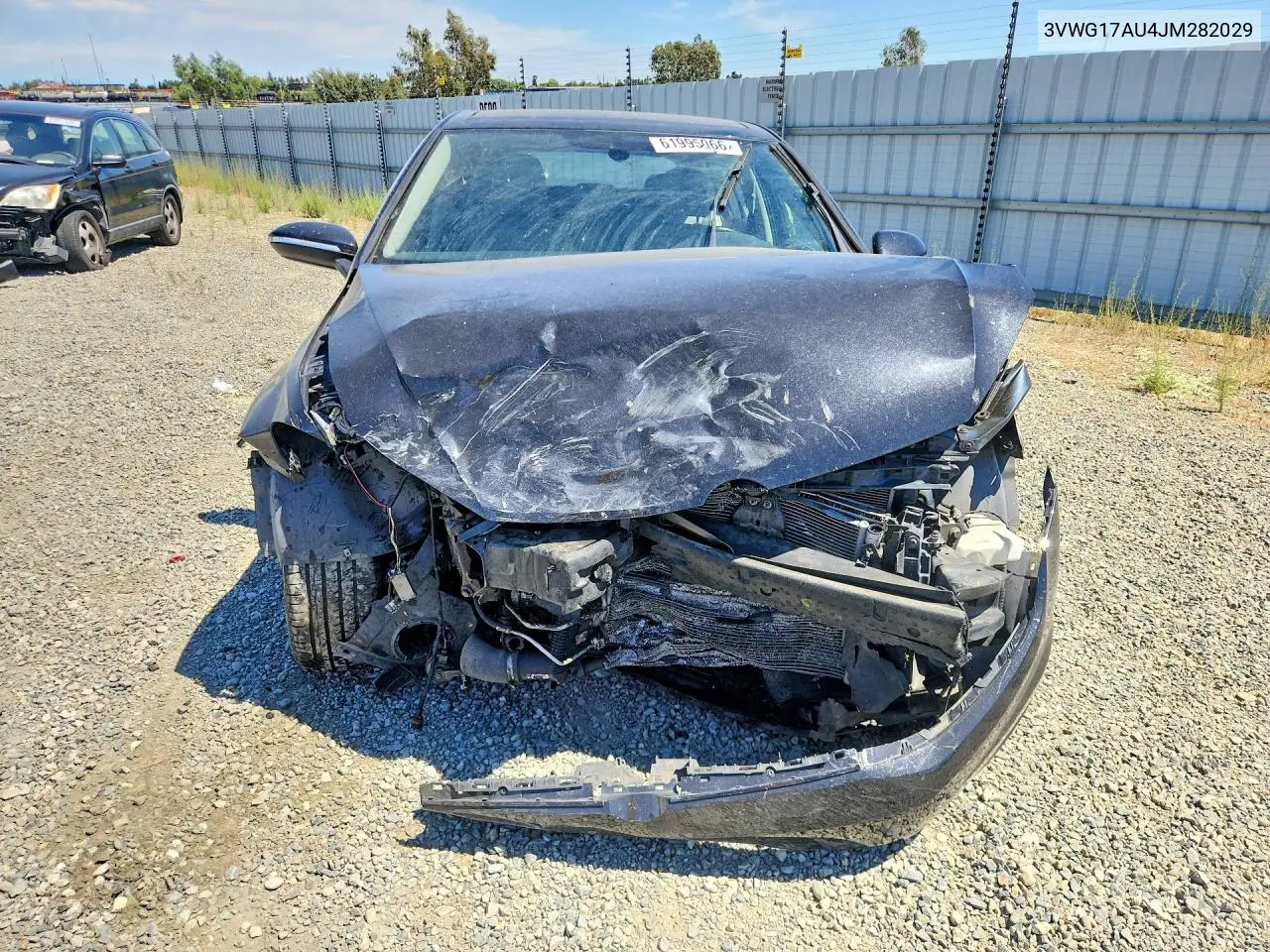 2018 Volkswagen Golf S VIN: 3VWG17AU4JM282029 Lot: 61995066