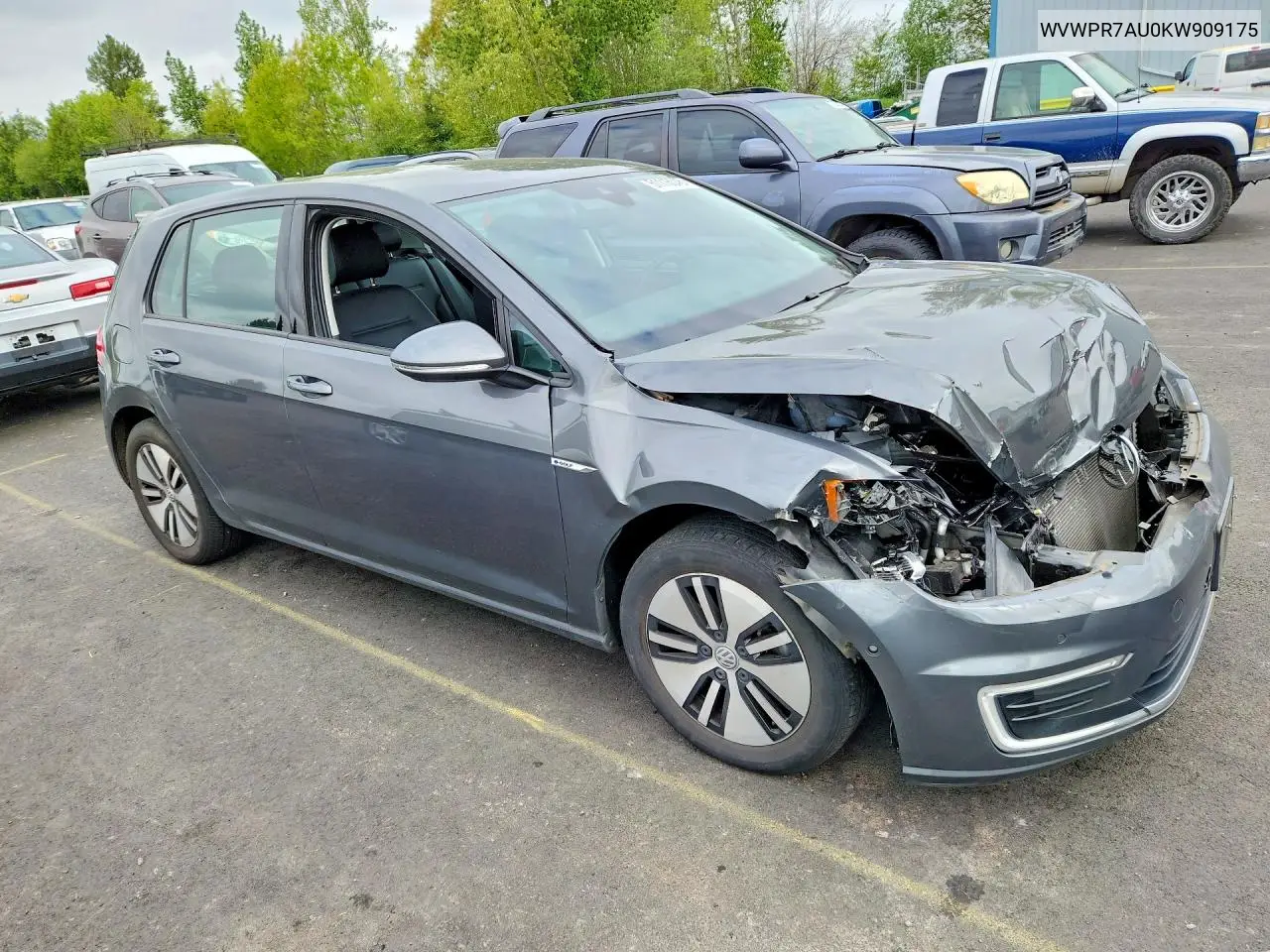 2019 Volkswagen E-Golf Sel Premium VIN: WVWPR7AU0KW909175 Lot: 51118046